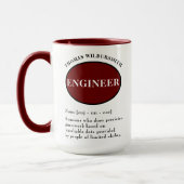 Speciaal voor Funny Engineer Definitie Mok (Links)