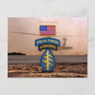 Speciaal voor groene bessen, veteranen, veteranenp briefkaart