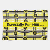 Speciaal voor hem een theedoek (Horizontaal)