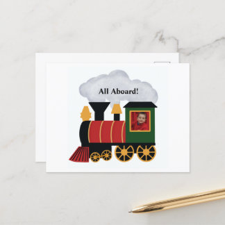 Speciaal voor kerstmis ontworpen foto briefkaart