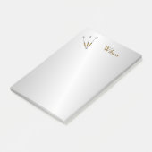 Speciaal voor kunstwerken / Monogram Post-it® Notes (Schuin)