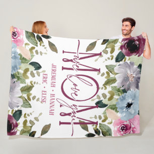 Speciaal voor mam met Blush Flowers Fleece Deken