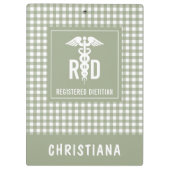 Speciaal voor RD geregistreerd Dietitititititiaans Klembord (Achterkant)