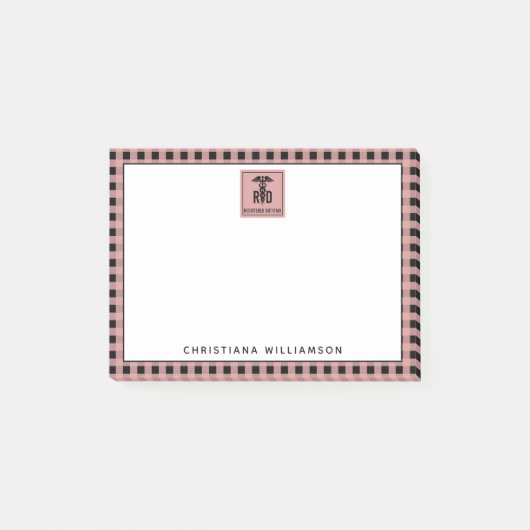 Speciaal voor RD geregistreerd Dietitititititiaans Post-it® Notes (Voorkant)