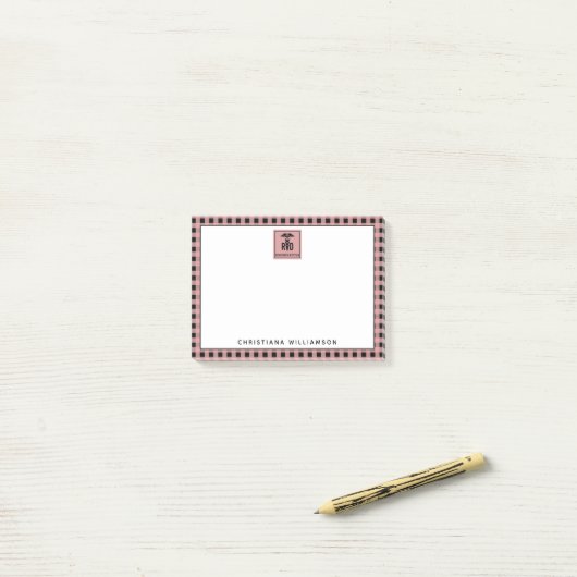 Speciaal voor RD geregistreerd Dietitititititiaans Post-it® Notes (Op bureau)