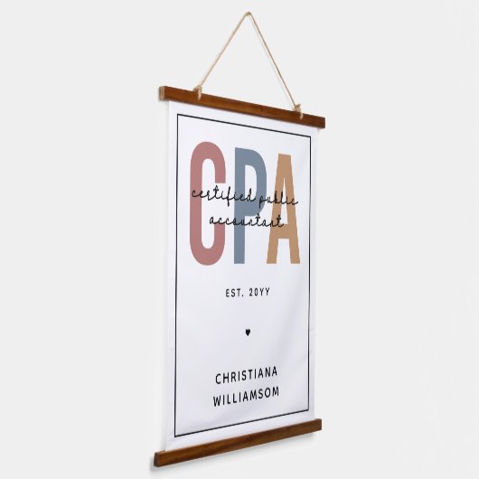 Speciaal voor Retro CPA gecertificeerde openbare a Hangend Wandkleed (Gebogen)