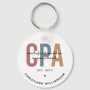 Speciaal voor Retro CPA gecertificeerde openbare a Sleutelhanger