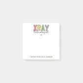 Speciaal voor röntgentechnologie ontworpen röntgen post-it® notes (Voorkant)