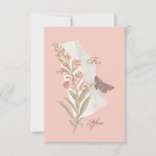 Speciaal voor u bedankkaart (Voorkant)