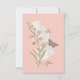 Speciaal voor u bedankkaart