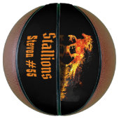 Speciaal voor vuurpaarden basketbal (Verticaal)