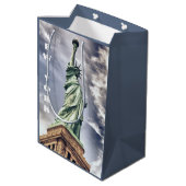 Speciaal vrijheidscadeautas medium cadeauzakje (Achterkant Gekanteld)