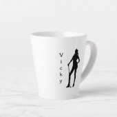 Speciaal Vrouw Golf Latte Mok (Rechterhoek)