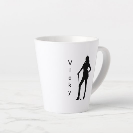 Speciaal Vrouw Golf Latte Mok (Rechterhoek)
