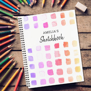 Speciaal Waterverf Rainbow Colors Sketchbook Notitieboek