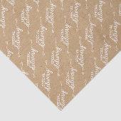 Speciaal woord Kunst Faux Rustic Brown Kraft Tissuepapier (Detail)