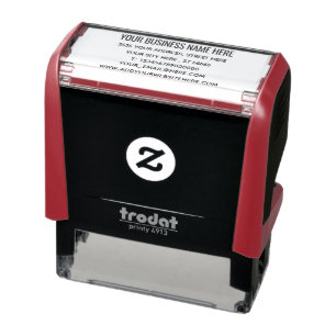 Speciaal zakelijk adres Professionele stempel