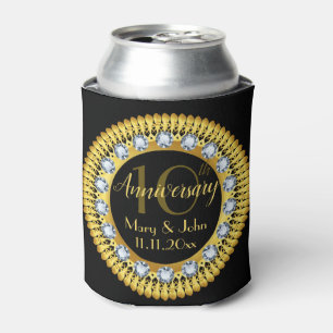 Speciaal zwart Gold Royal Jubileum Luxury Blikjeskoeler