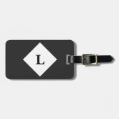 Speciaal zwart, vast kleurenBagagelabel Bagagelabel (Voorkant horizontaal)