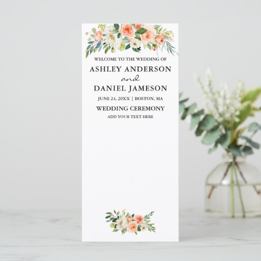 Spécial 3 - Programme de mariage floral (Debout devant)