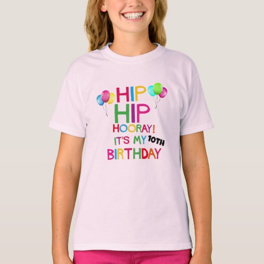 Special Birthday Custom Age T-shirt (Voorkant)