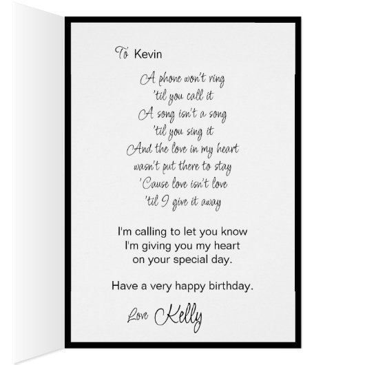 Special Birthday Message-Love-Photo-Names-Man (Binnen (Rechts))