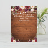 Spécial - Carte du programme de mariage 1 (Debout devant)