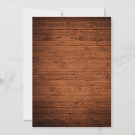 Spécial - Carte du programme de mariage 1 (Dos)