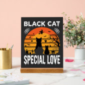 Spécial Chat Noir Halloween Amour Design Gothique (Mariage)