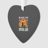 Spécial Chat Noir Halloween Amour Design Gothique (devant)