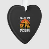 Spécial Chat Noir Halloween Amour Design Gothique (devant)
