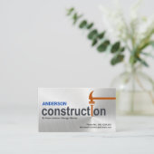 Special Construction Hammer Nail Design, Handyman Visitekaartje (Staand voorkant)