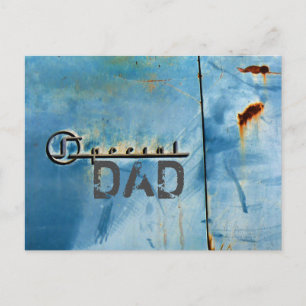 "Special" Dad - Rusty American Car - Specialized Briefkaart