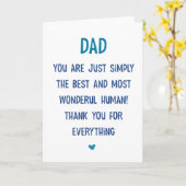 Special Dad Vaderdag Kaart (Gele Bloem)