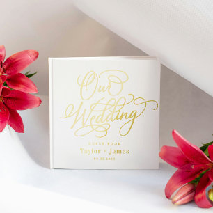 Special Day Editable Color Foil Mariage livre d'hô