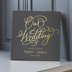 Special Day Editable Color Foil Mariage livre d'hô