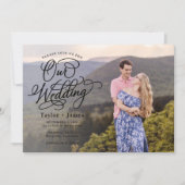 Special Day Elegant Photo Faire-part de mariage (Devant)