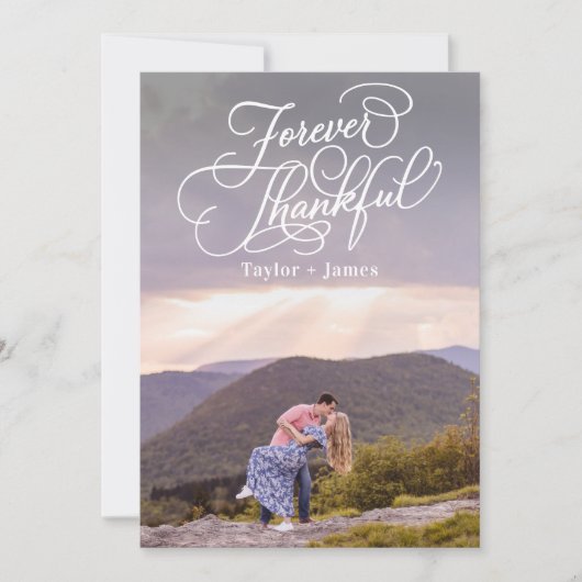 Special Day Flat Bedankt Opmerking Kaart (Voorkant)