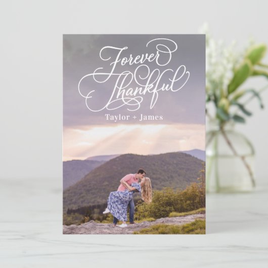 Special Day Flat Bedankt Opmerking Kaart (Staand voorkant)