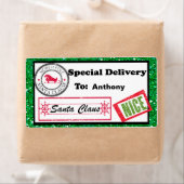 Special Delivery Christmas Package Label (Insitu)