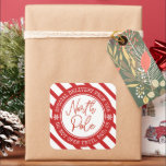 Special Delivery From Santa North Pole Christmas<br><div class="desc">Un autocollant de Noël amusant du pôle Nord pour emballer vos cadeaux de Noël à vos enfants. Conçu pour vous par Blackberry Boulevard.</div>