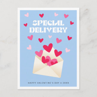 Special delivery Hearts Envelope Valentine's Day Briefkaart