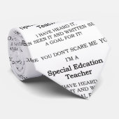 Special Ed. leraar Stropdas (Opgerold)