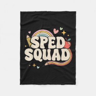 Special Education Dream Squad Team Speed Squad Ond Fleece Deken