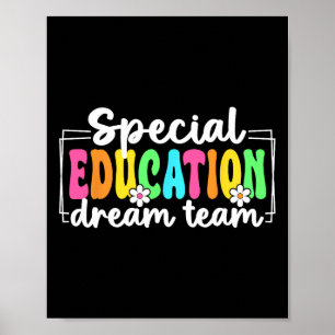 Special Education Droomteam Terug naar school Sped Poster