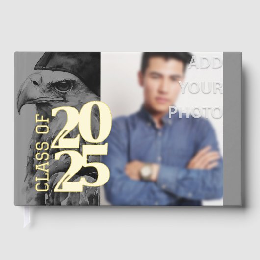 Special Foil Ajouter Photo Graduation Party Book (Recto)