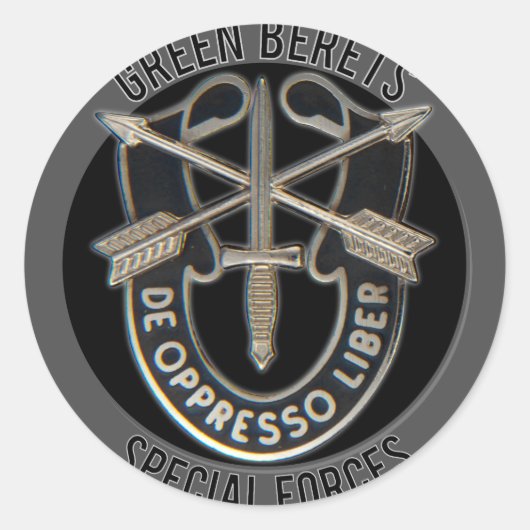 Special Forces GB Ronde Sticker (Voorkant)