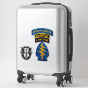 Special Forces Green Berets Contour Stickers