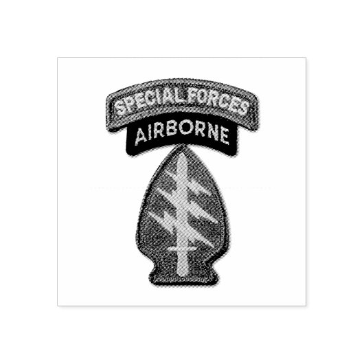 Special Forces Green Berets SF SFG SOF LRPS Recon Rubberstempel (Afrduk)