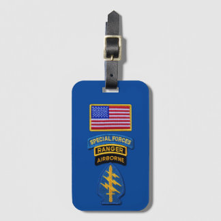 Special Forces Green Berets Veteranen Bagagelabel